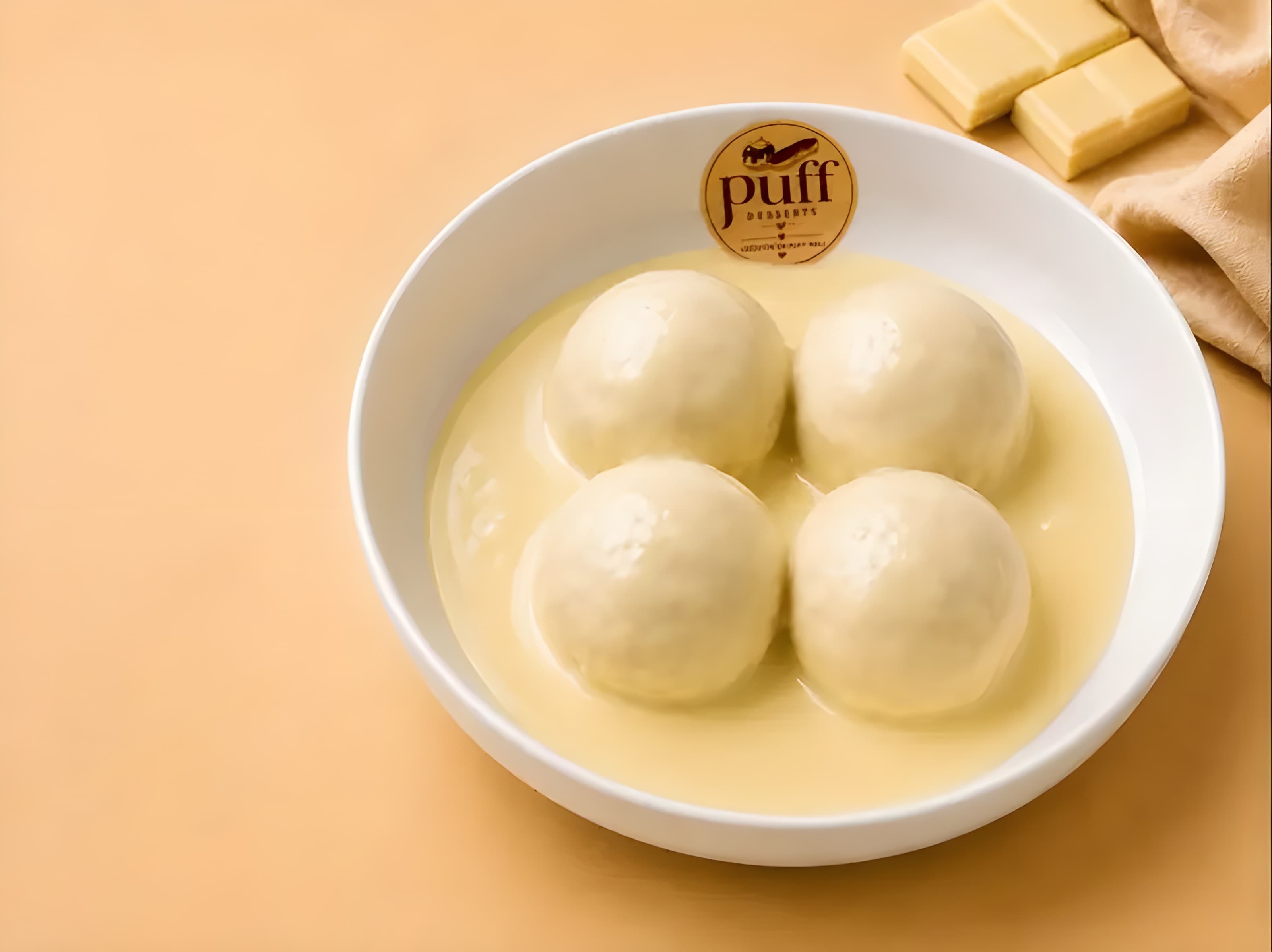 Beyaz Çikolatalı Profiterol