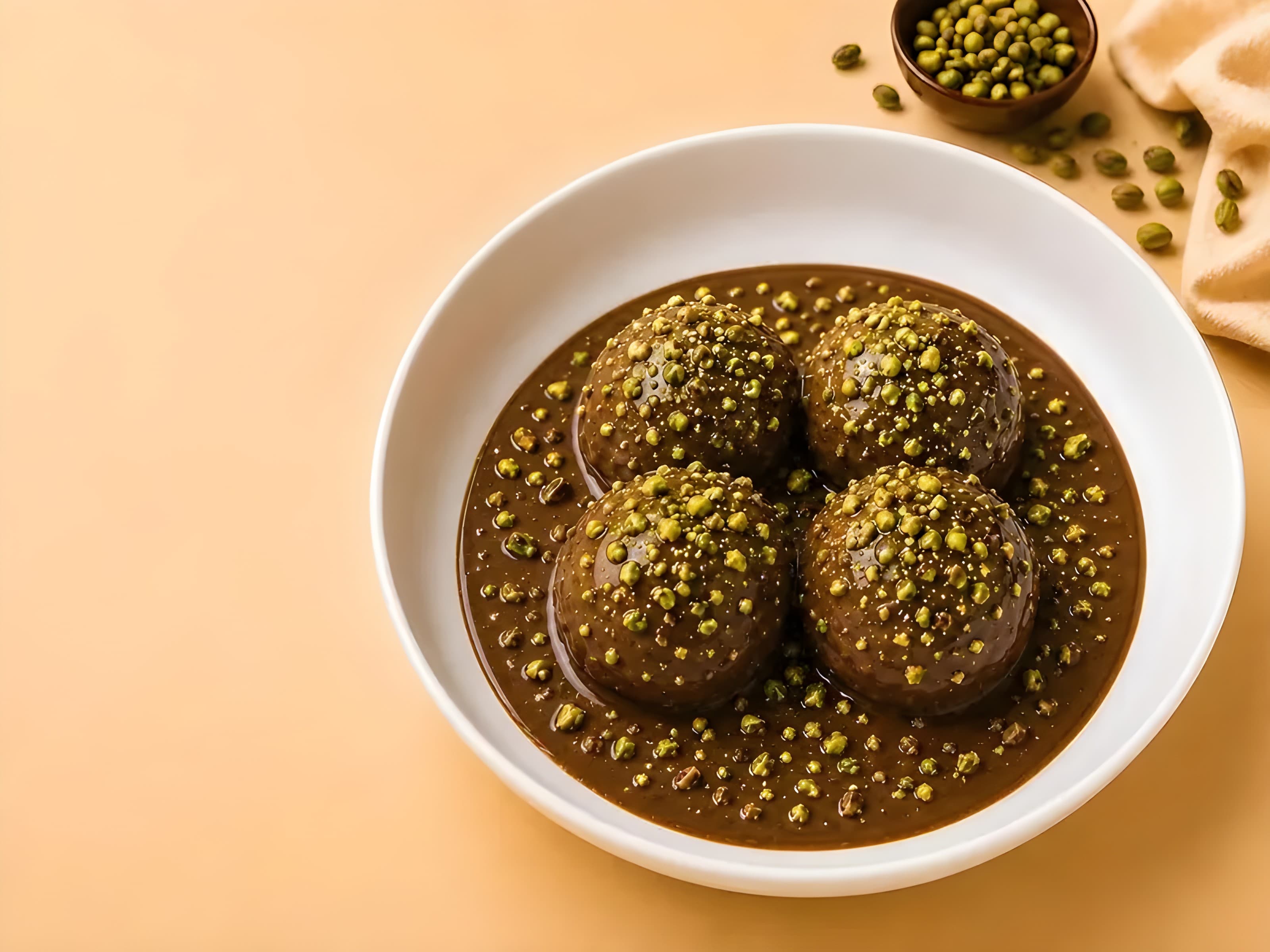 Sütlü Çikolatalı & Fıstıklı Profiterol