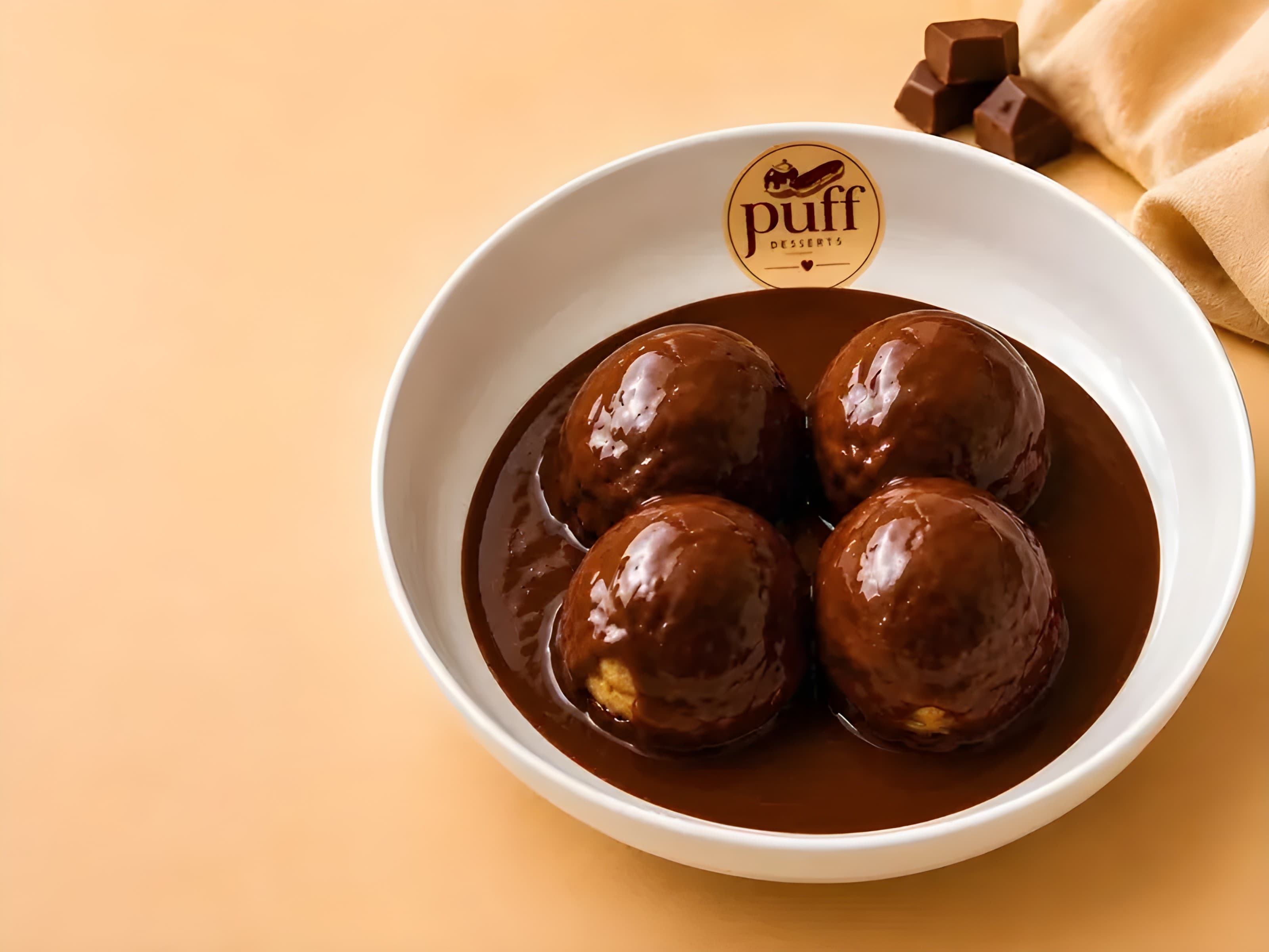 Sütlü Çikolatalı Profiterol